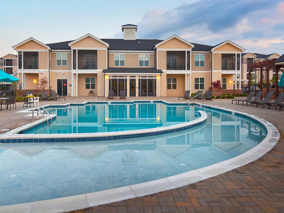 Invigorating Pools at Abberly Crest Apartment Homes by HHHunt, Lexington Park