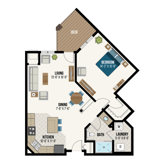 Floor Plans of Waterford Commons in Rosemount, MN
