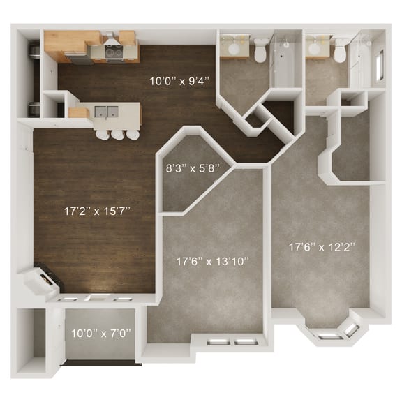 1 & 2 Bedroom Apartments in Omaha, NE Whispering Hills