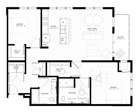 Nuvelo at Parkside Apartments in Apple Valley, MN Floor Plan