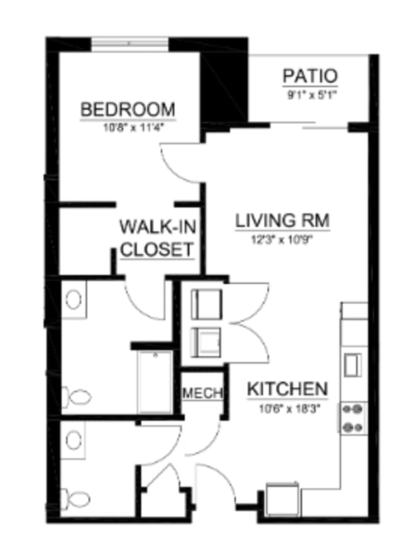 Floor Plans of Avenue Grand in Nottingham, MD