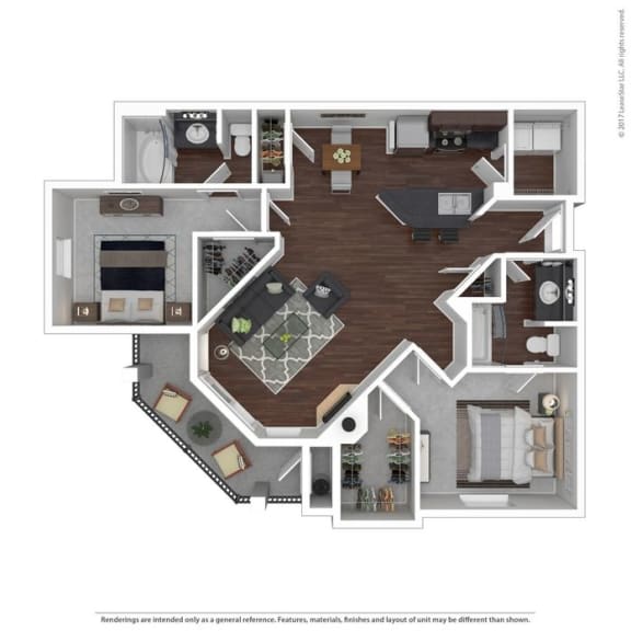 Floor Plans of Broadleaf Apartments in Sacramento CA