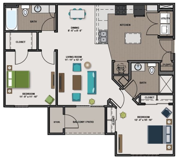 1, 2 & 3Bedroom Apartments in Wentzville Aventura at Wentzville