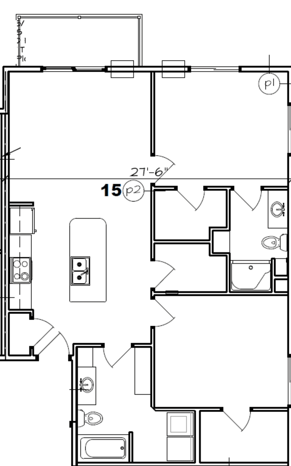 Floor Plans of Arvada Apartments in De Pere, WI