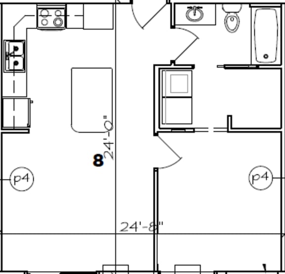 Floor Plans of Arvada Apartments in De Pere, WI