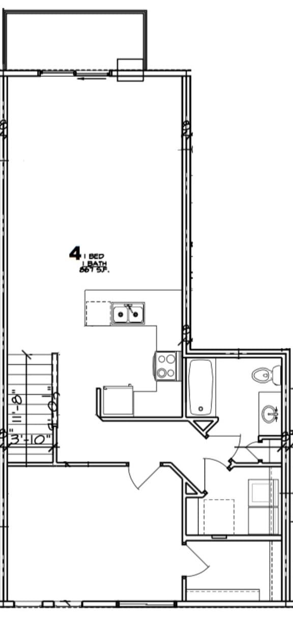 Floor Plans of Arvada Apartments in De Pere, WI