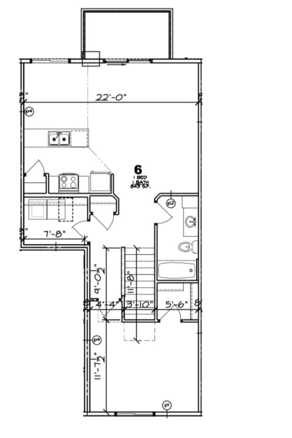 Floor Plans of Arvada Apartments in De Pere, WI