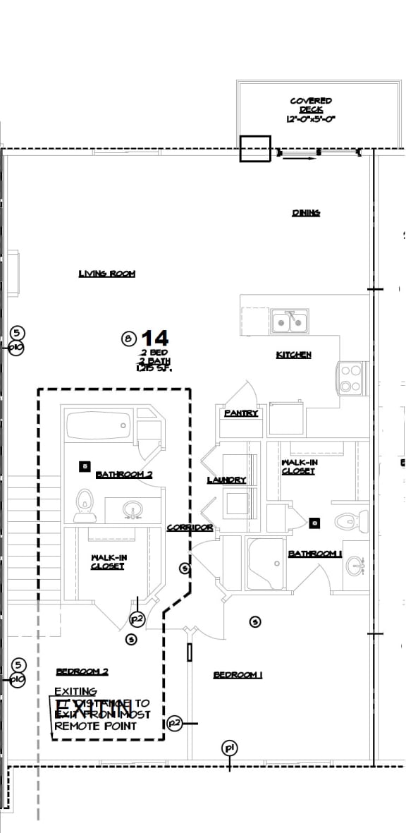 Floor Plans of Arvada Apartments in De Pere, WI