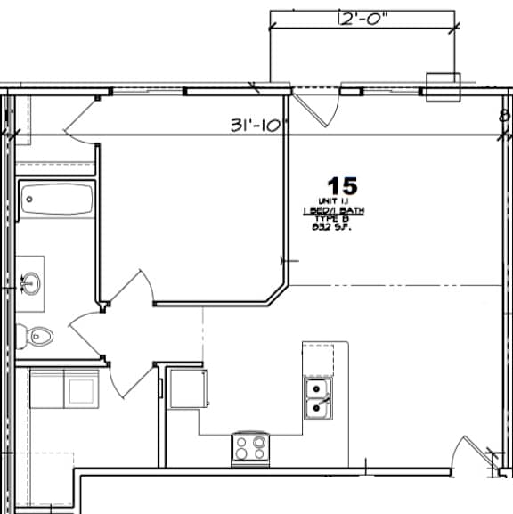 Floor Plans of Arvada Apartments in De Pere, WI