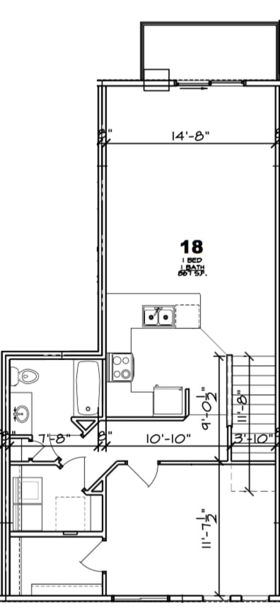 Floor Plans of Arvada Apartments in De Pere, WI