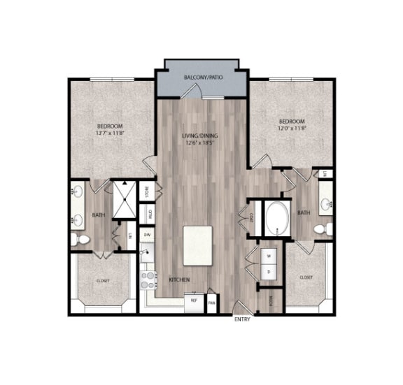 Floor Plans of The Edison at Frisco in Frisco, TX