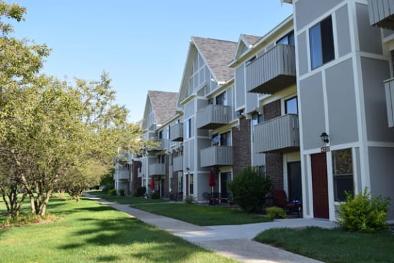 Private Patio or Balcony Offered At Hickory Village Apartments in Mishawaka, IN
