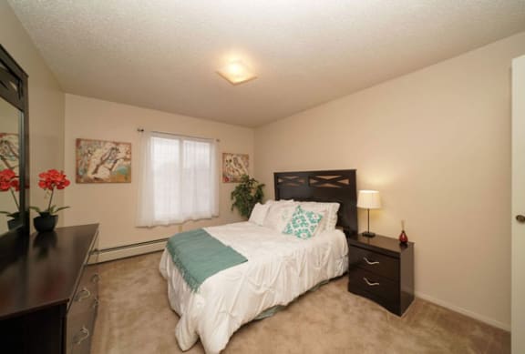Spacious Bedrooms at Brookside Apartments, Springfield, MI