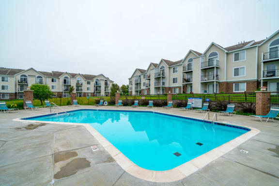 Stunning Outdoor Pool at Black Sand Apartment Homes in Lincoln, NE