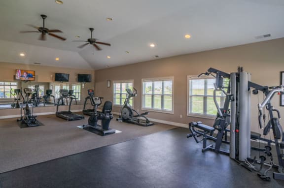 24-Hour Fitness Center at Fieldstream Apartment Homes in Ankeny, IA