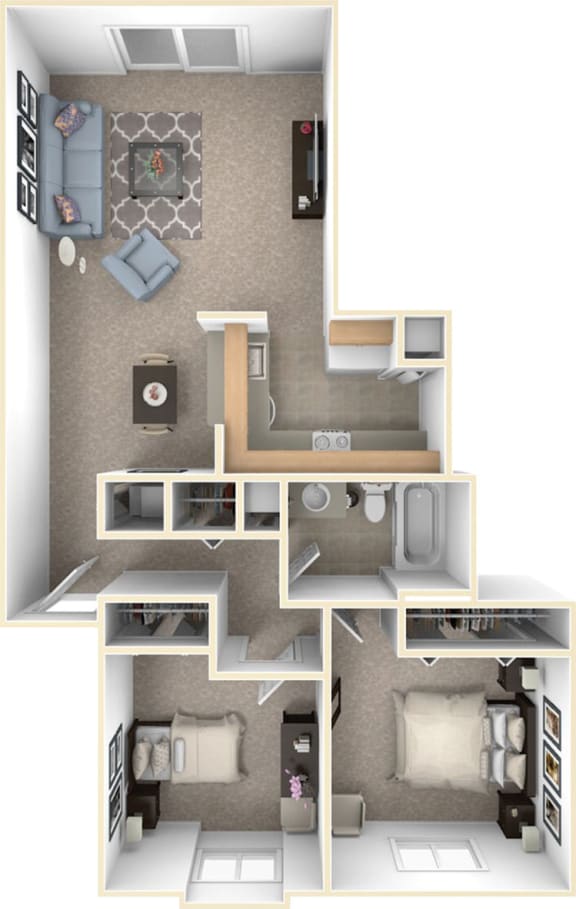 1 & 2 Bedroom Apartments in Walker, MI Hampton Lakes Apartments