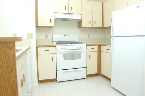 Two Bedroom Kitchen at Black Sand Apartment Homes in Lincoln, NE