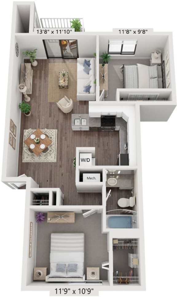 1 & 2 Bedroom Apartments in Grand Rapids, MI The Crossings Apartments