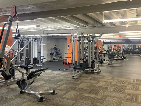 Gym located at The Residences at 668, Cleveland, Ohio