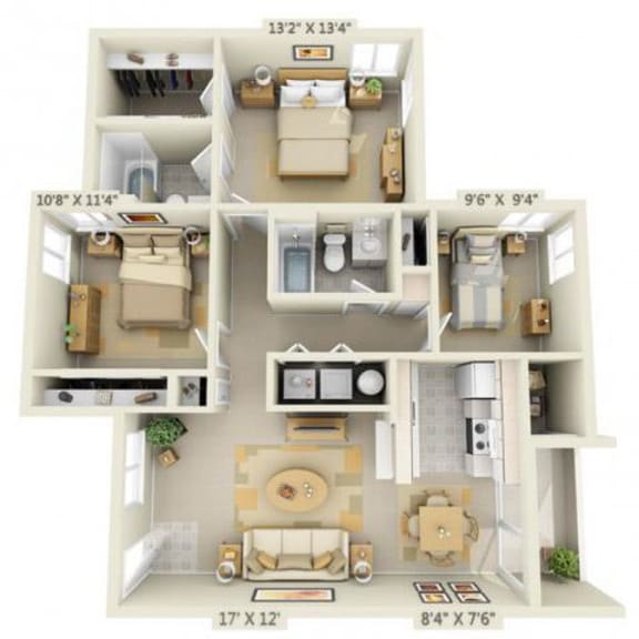 Floor Plans of Crown Court in Clackamas OR