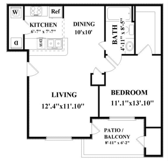 Floor Plans of Heather Creek in Mesquite, TX
