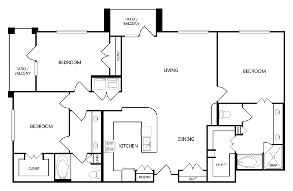 Floor Plans of Terra Lago in Rowlett TX