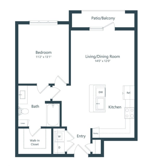 Floor Plans Debbie Lane Flats apartments in Arlington, TX