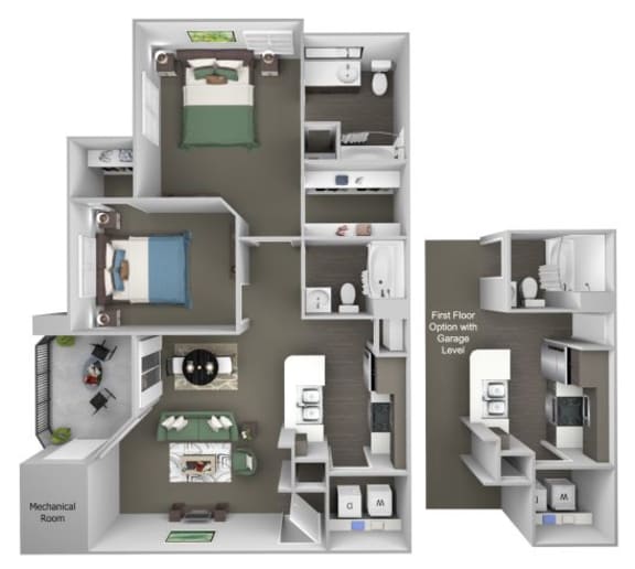 Floor Plans Sonterra Apartments at Paradise Valley in Phoenix, AZ