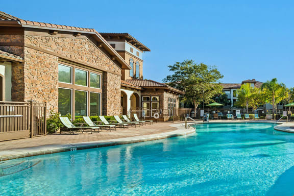 Foothills at Old Town Apartments - Sparkling resort-style pool