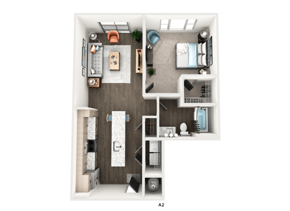 Floor Plans of The Wren Apartments in Lawrenceville GA