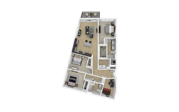 Our Apartment Floor Plans | Berkshire Ballantyne - Charlotte, NC