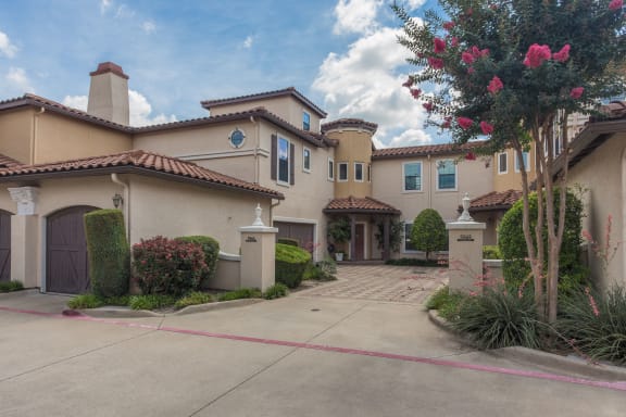 Front Entrance To The Property at Estancia Townhomes, Dallas