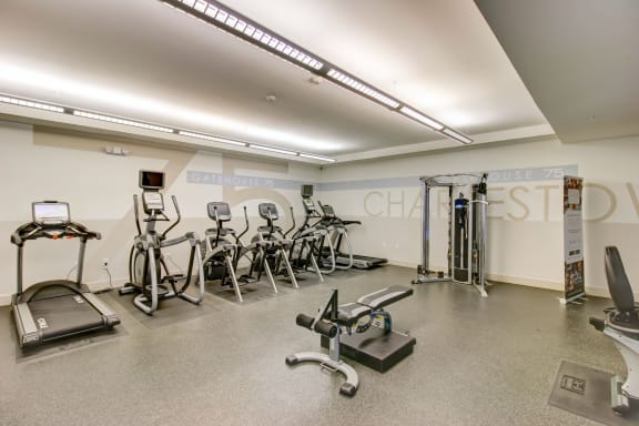 Healthy Living in Charlestown MA-Gatehouse 75 Apartments features Health and Fitness Center