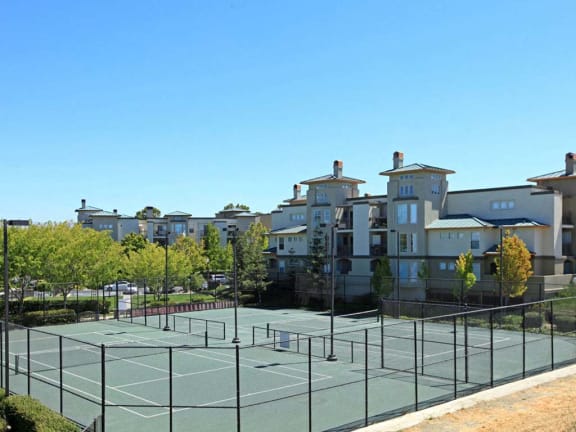 Tennis court at The Enclave CA, San Jose, 95134