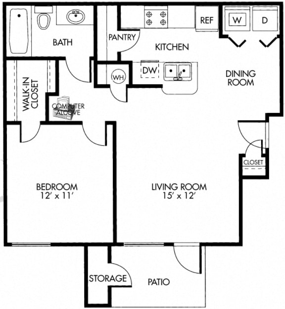 1, 2 & 3 Bedroom Apartments in Littleton Dakota Ridge Apartments