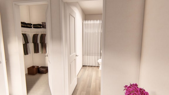 Sanctuary - Hall Linen Closet Sanctuary - Hall Linen Closet at Brownstones at Palisade Park Apartments, Chartered Holdings, Colorado
