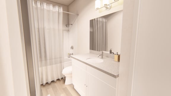 Sanctuary - Second Primary Bathroom Sanctuary - Second Primary Bathroom at Brownstones at Palisade Park Apartments, Chartered Holdings, Broomfield