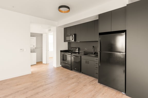 Remodeled Kitchen at Nomad Apartments, Portland, OR