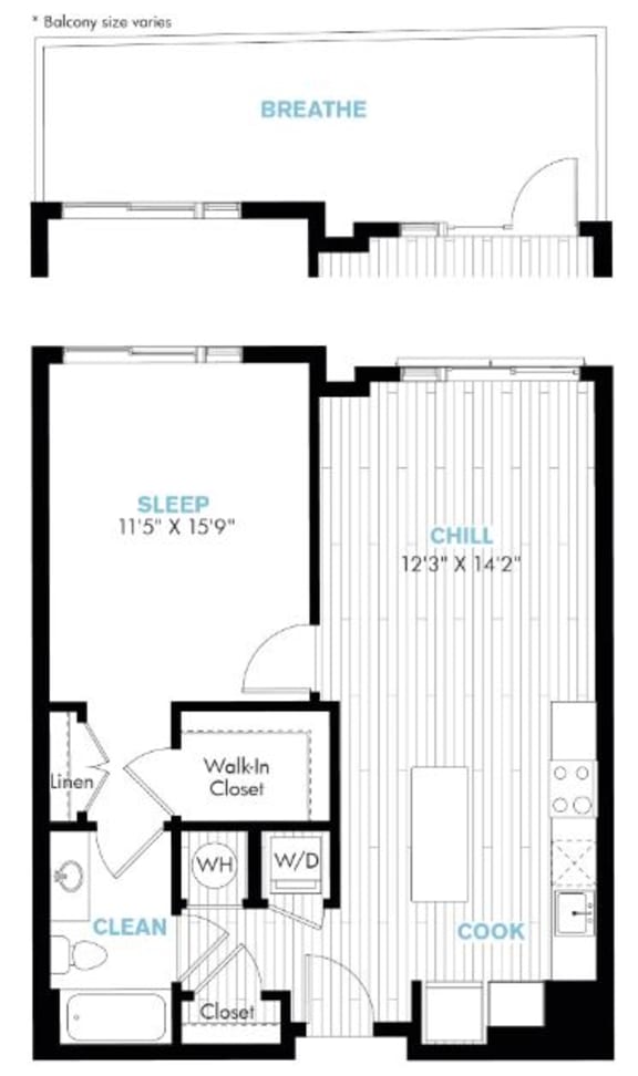 Floor Plans of Galvan at Twinbrook in Rockville, MD