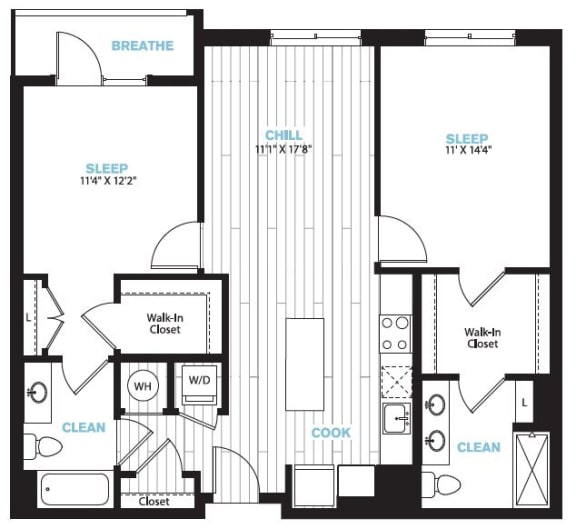 Floor Plans of Galvan at Twinbrook in Rockville, MD