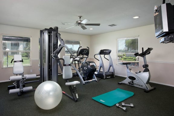 Fitness Center, at  Oceanwood Apartments, Lompoc, CA 93436