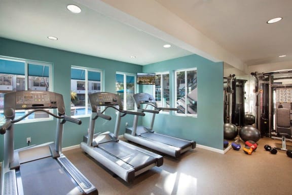 Cardio Machines In Gym at Cypress Point Apartment , Ventura, CA