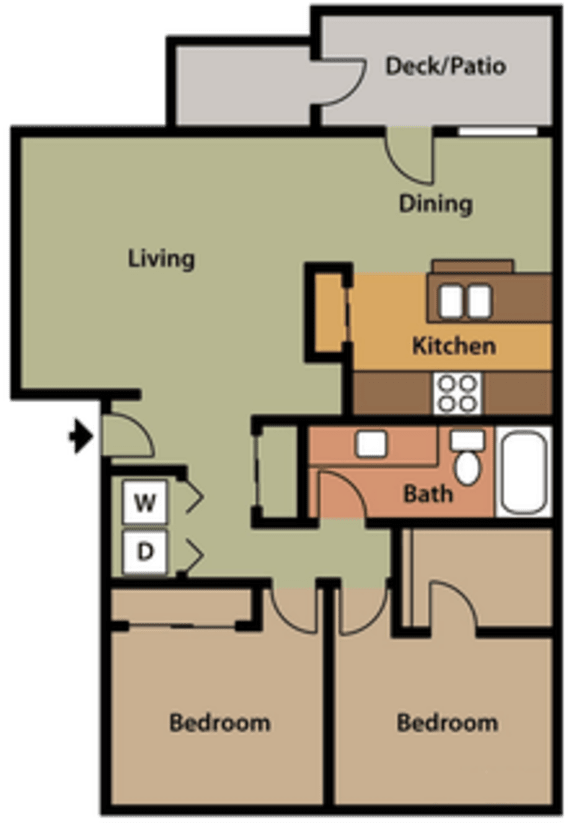 HeatherStone Apartments in WA Floor Plans