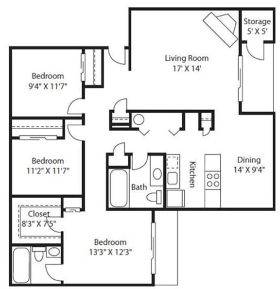 Verandas Apartments in WA Floor Plans