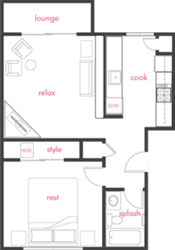 Vibe Apartments in Kent, WA Floor Plans