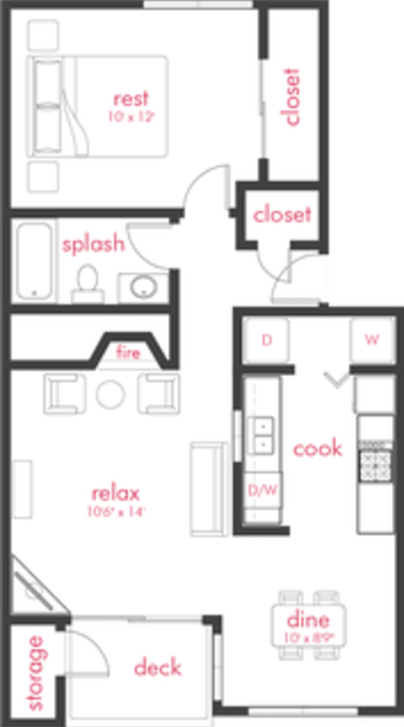 Vibe Apartments in Kent, WA Floor Plans
