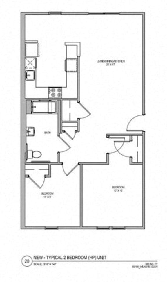 Floor Plans of Wilkins Glen in Medfield, MA