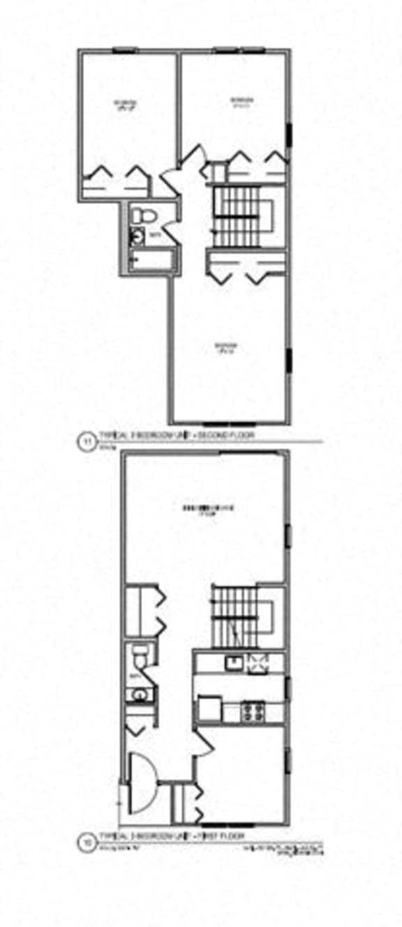 Floor Plans of Wilkins Glen in Medfield, MA