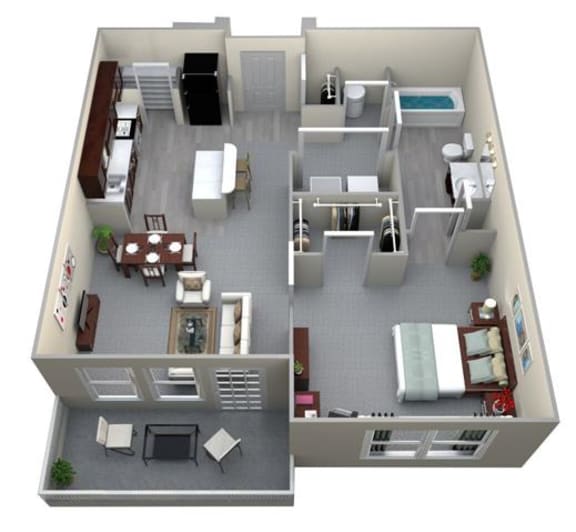 Floor Plans of Legacy at Walton Green Apartments in Augusta, GA