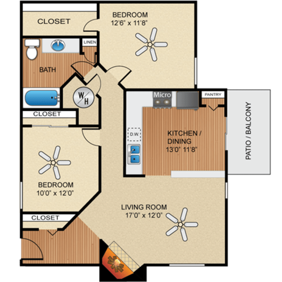 Studio, 1 & 2Bedroom Apartments in Olathe, KS Deerfield